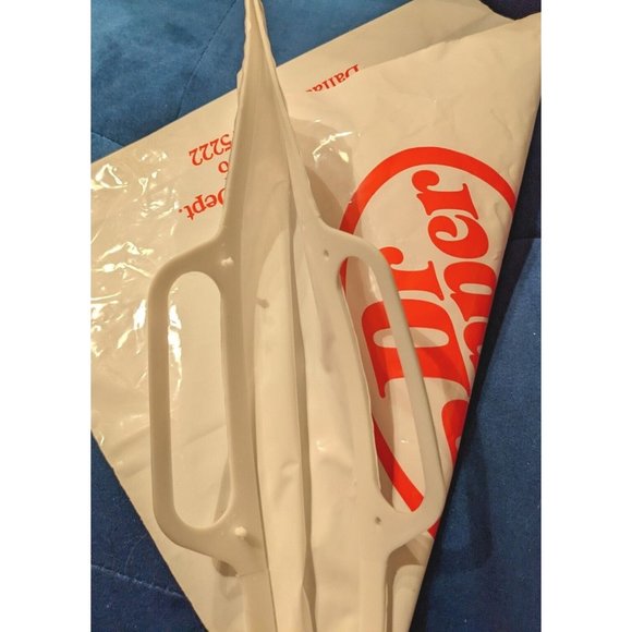 Dr Pepper Bag Shopping Advertising Plastic Soda Promo Reclosable Handle Prop Vtg - Picture 5 of 7